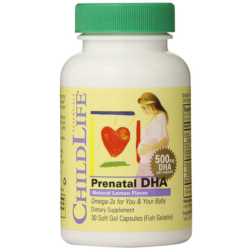 ChildLife Vitamins, Minerals, Herbs & More ChildLife Prenatal DHA 30 Softgels (582074204204)