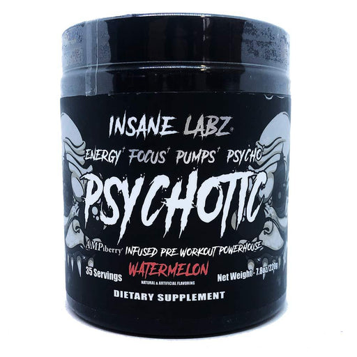 Insane Labz Pre-Workouts Watermelon Insane Labz Psychotic Black 35 Servings