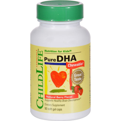 ChildLife Vitamins, Minerals, Herbs & More ChildLife Pure DHA 90 Softgels (582075285548)