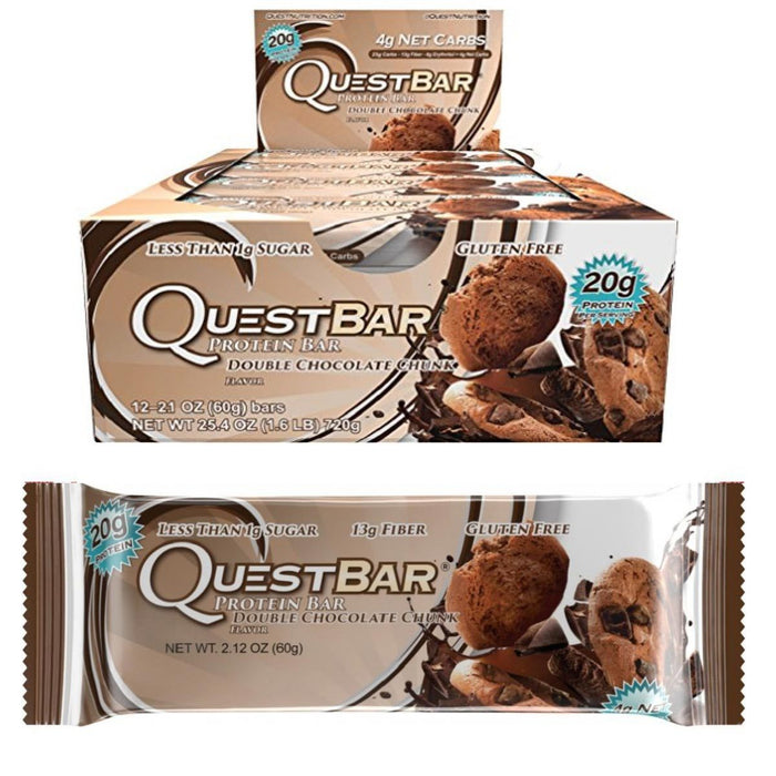 Quest Nutrition Sports Nutrition & More Double Chocolate Chunk Quest Nutrition Quest Bar Protein Bar 12/Box