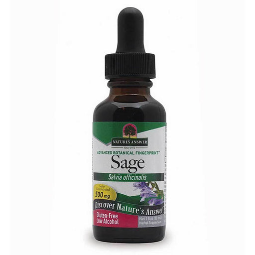 Nature's Answer Vitamins, Minerals, Herbs & More Nature's Answer Sage Leaf 1 Fl Oz (581445615660)