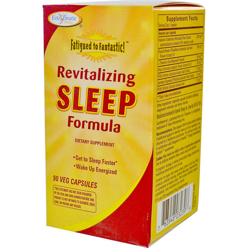 Enzymatic Therapy Vitamins, Minerals, Herbs & More Enzymatic Therapy Fatigued to Fantastic! Revitalizing Sleep Formula 90 Caps (580715642924)