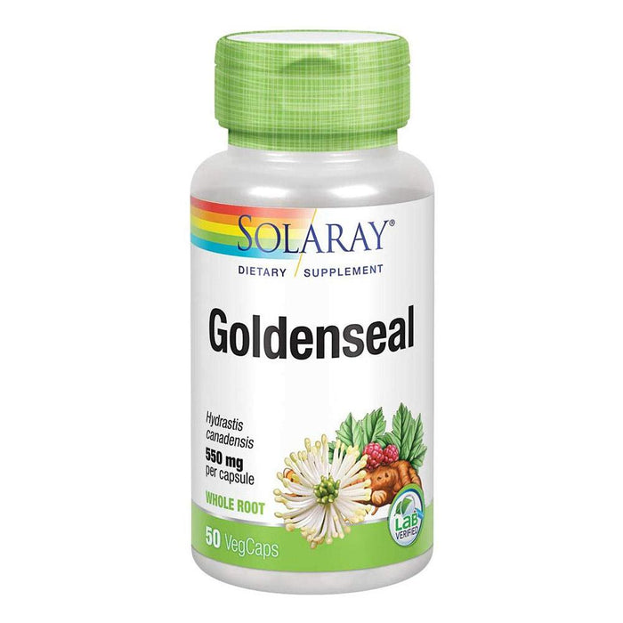 Solaray Vitamins, Minerals, Herbs & More Solaray Goldenseal Root 550mg 50 Caps (580637327404)