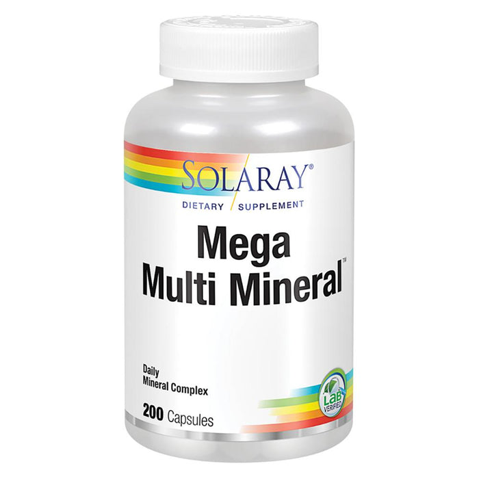 Solaray Vitamins, Minerals, Herbs & More Solaray Mega Multi Mineral 200 Caps