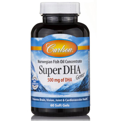 Carlson Vitamins, Minerals, Herbs & More Carlson Super DHA 500mg 60 Gels