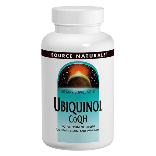 Source Naturals Vitamins, Minerals, Herbs & More Source Naturals Ubiquinol CoQH 100mg 30 Gels (580937875500)