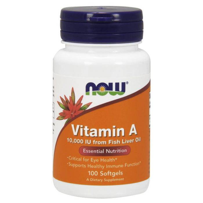 Now Foods Vitamins, Minerals, Herbs & More Now Foods Vitamin A 10,000 IU 100 Softgels