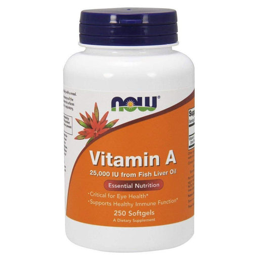 Now Foods Vitamins, Minerals, Herbs & More Now Foods Vitamin A 25000 IU 250 Softgels