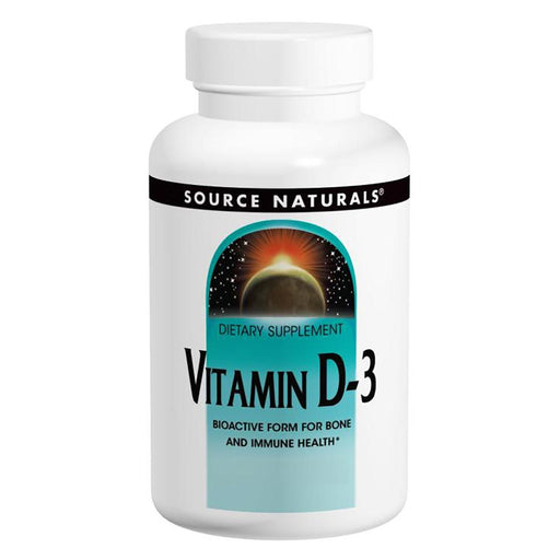 Source Naturals Vitamins, Minerals, Herbs & More Source Naturals Vitamin D-3 400IU 100 Tabs (580876435500)