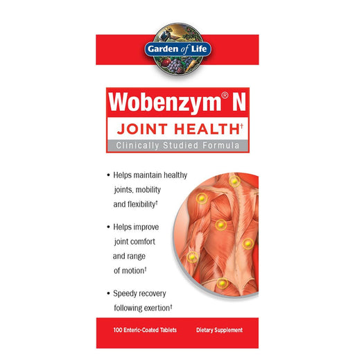 Garden of Life Vitamins, Minerals, Herbs & More Garden of Life Wobenzym N 100 Tabs