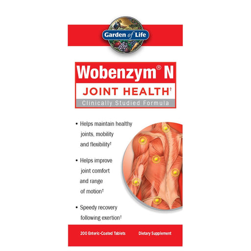 Garden of Life Vitamins, Minerals, Herbs & More Garden of Life Wobenzym N 200 Tabs