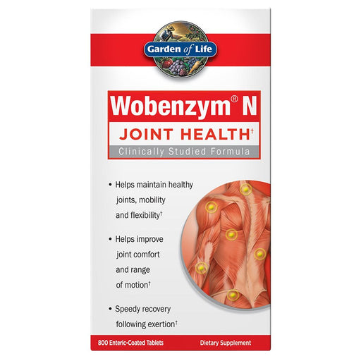 Garden of Life Vitamins, Minerals, Herbs & More Garden of Life Wobenzym N 800 Tabs