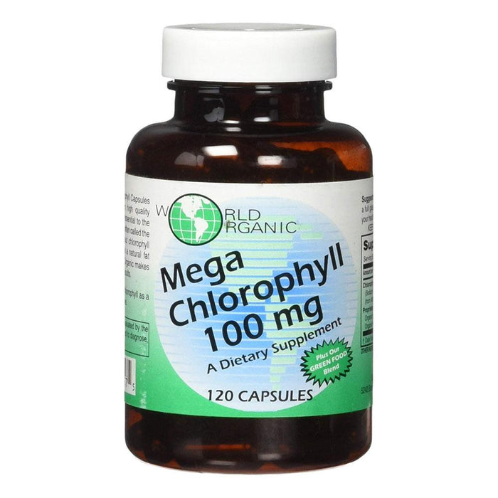 World Organic Specialty Health Products Default World Organic Mega Chlorophyll 100mg 120 Capsules